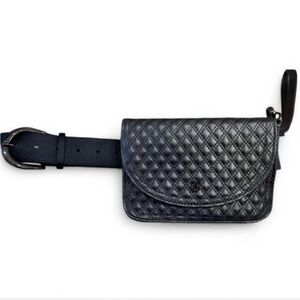 Festival Vibes! Vince Camuto Quilted Leather Belt Bag/ Fanny Pack